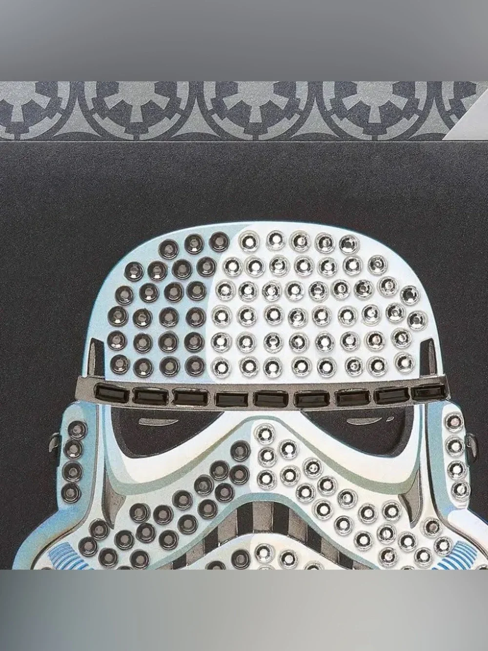 NEW Papyrus Sparkling Stormtrooper Card, blank inside Star Wars